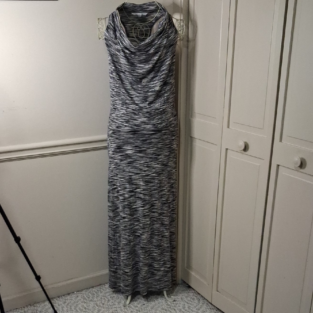 Trina Turk Black and White Maxi Dress
